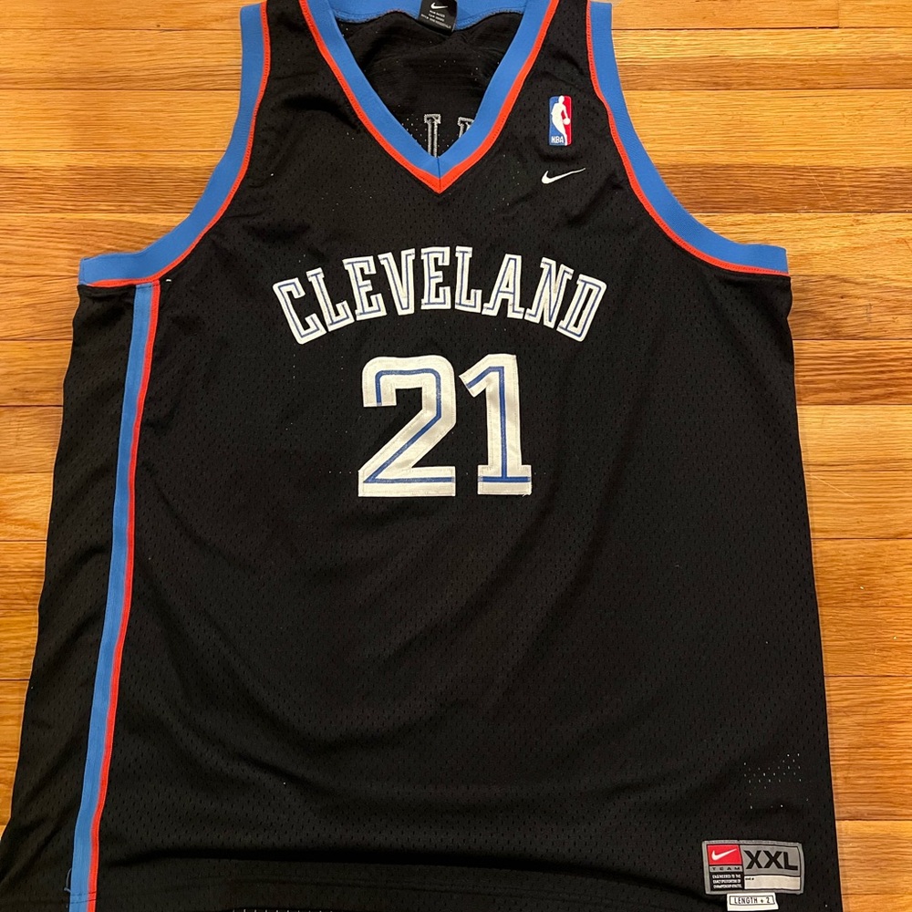 Darius Miles Cleveland RARE VTG Nike Black Jersey XXL